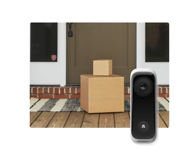 Boxes on front door step